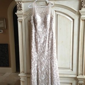 Ignite Evenings Size 10 Dress Champagne Wedding